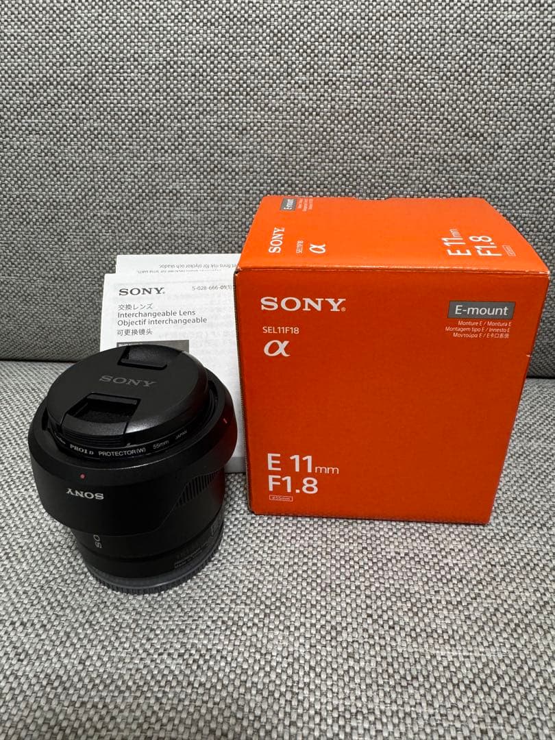 SONY E 11mm F1.8 単焦点レンズ