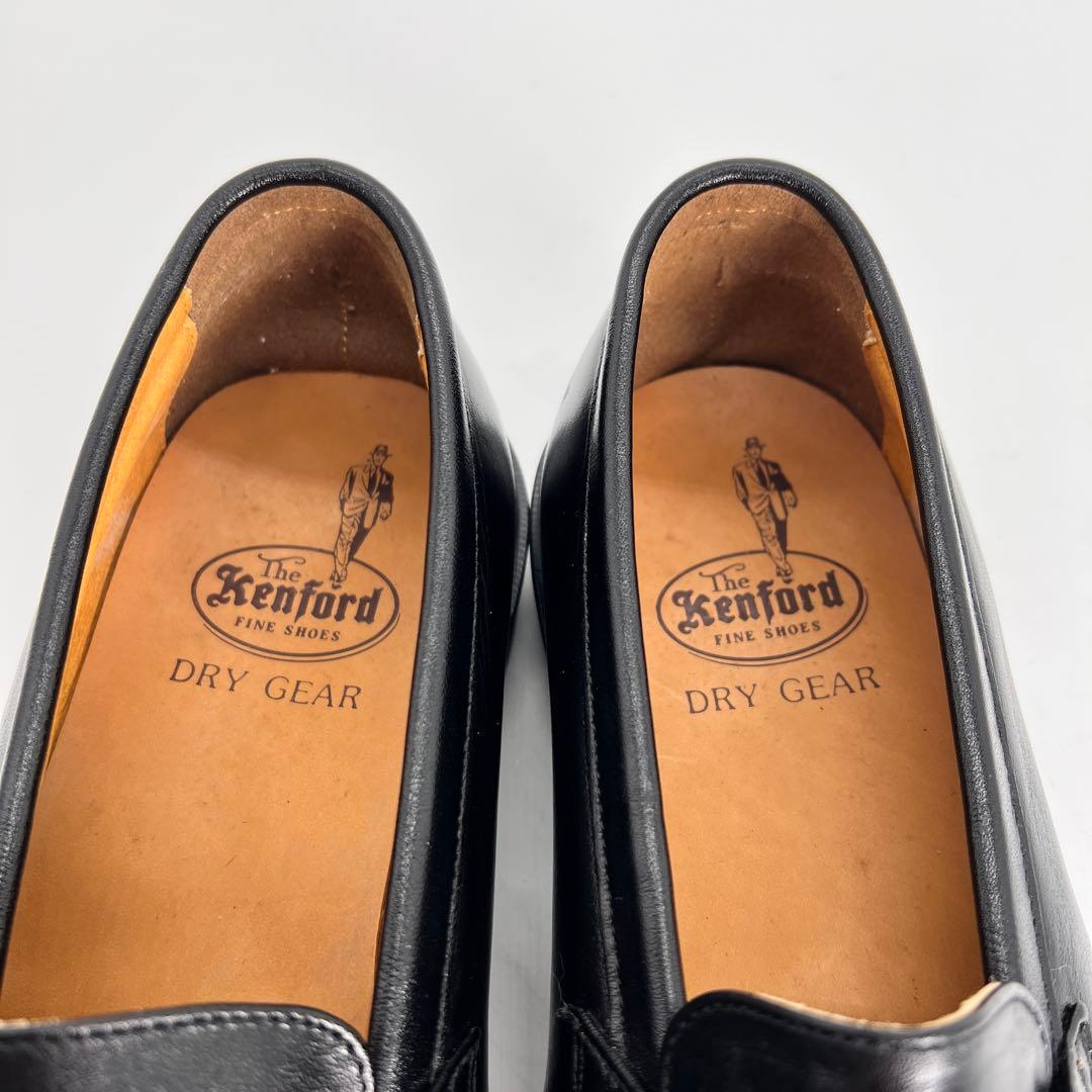 【美品】KENFORD ケンフォード　ローファー　黒　24.5EEE