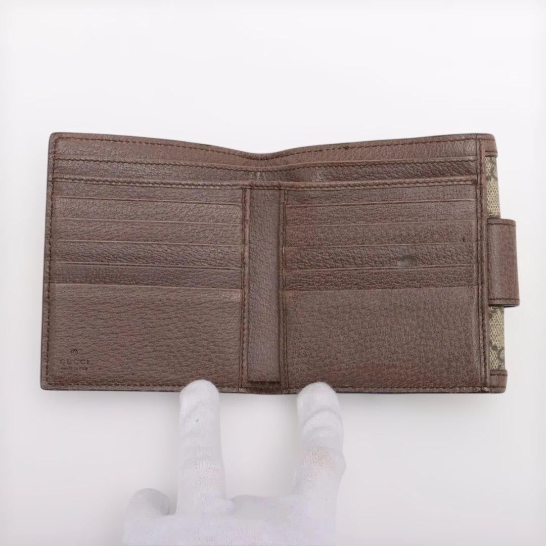 グッチ　GUCCI　GGスプリーム　コンパクト　ウォレット wallet