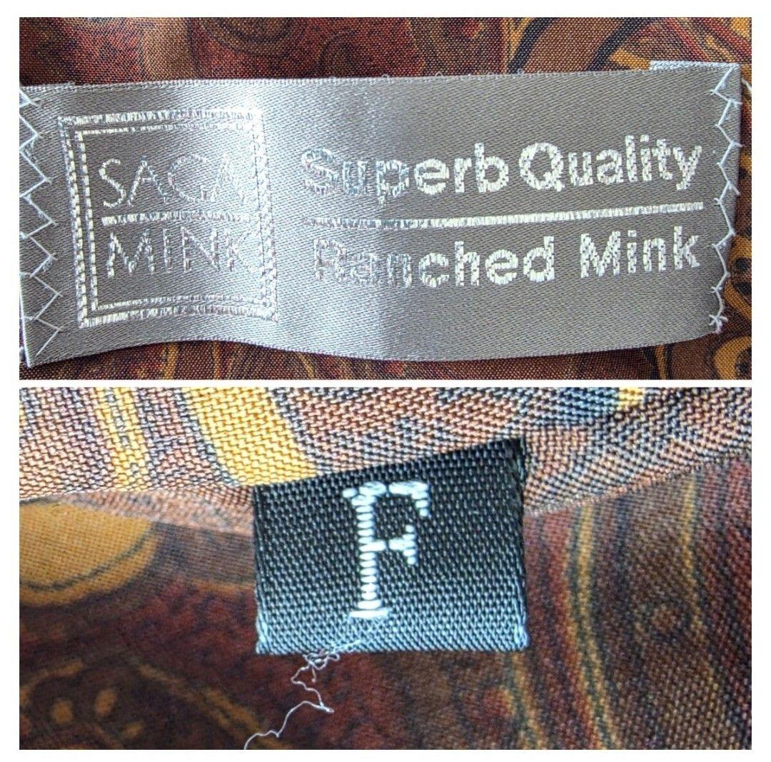 【美品/高級毛皮】サガミンク ファーコート シェアード加工 Ranched