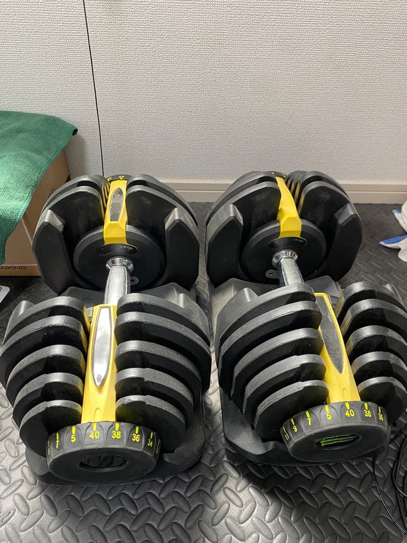 可変ダンベル 40kg 2個セット