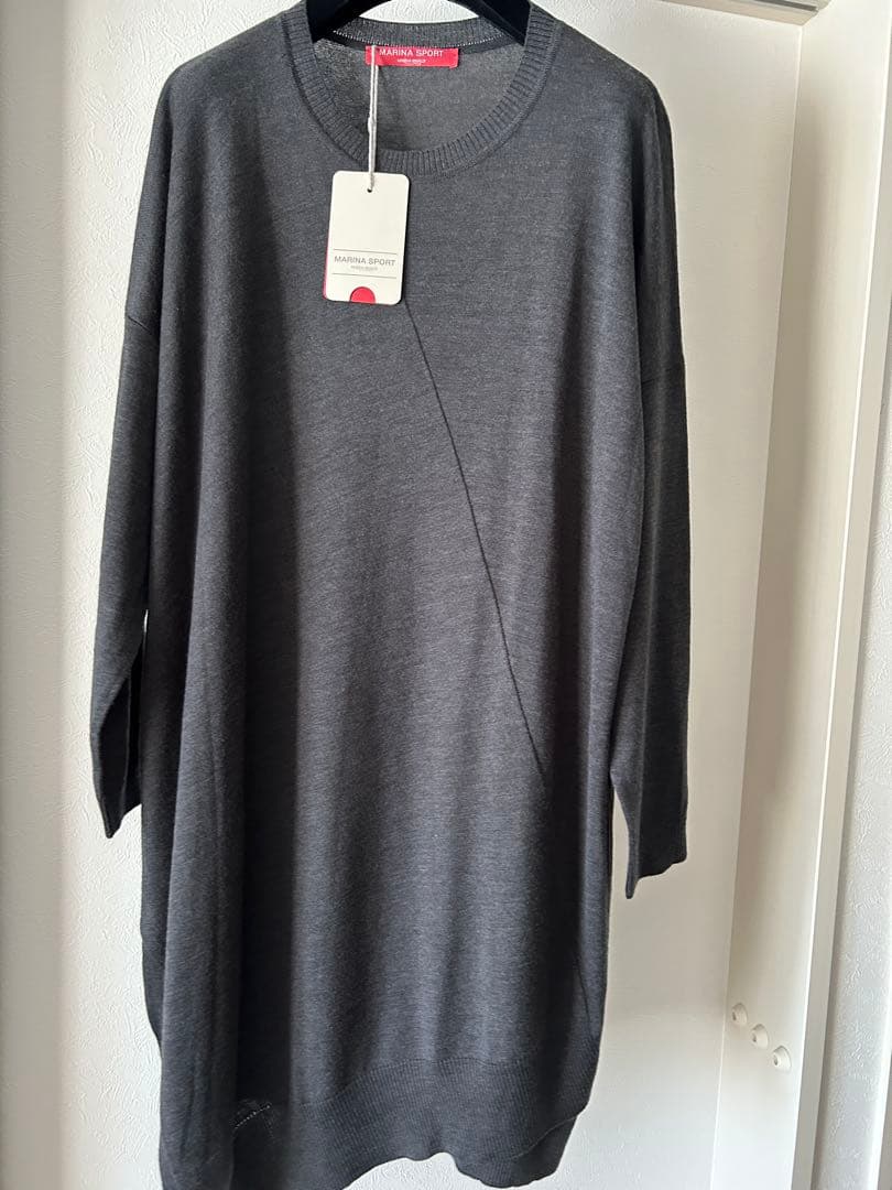 【新品 】マリナリナルディMARINA ニットチュニックワンピース 身幅ゆったり