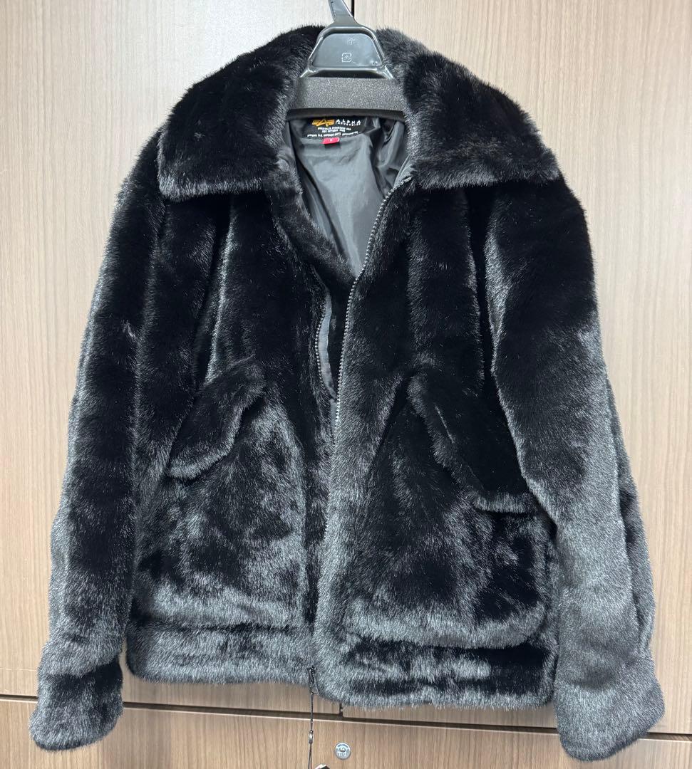 【新品】アルファインダストリーズ ミリタリーアウター S ブラック