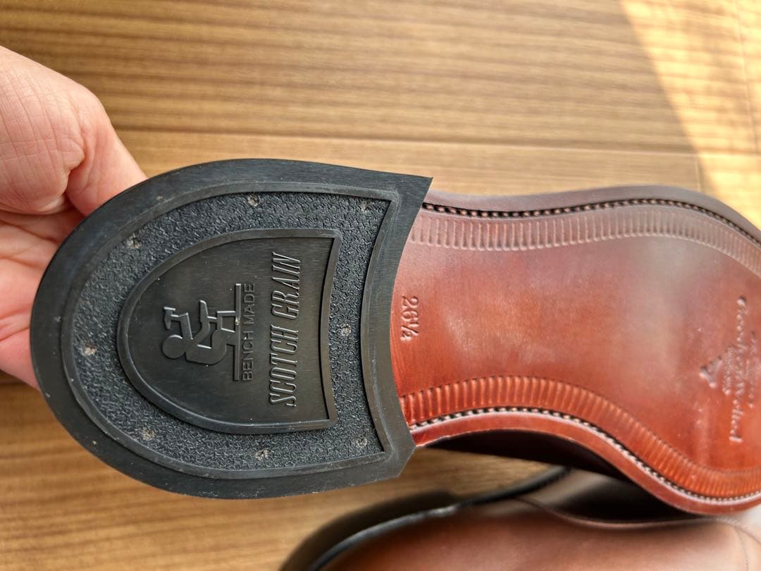 スコッチグレイン ARC-2457 ブラウン ドレスシューズ