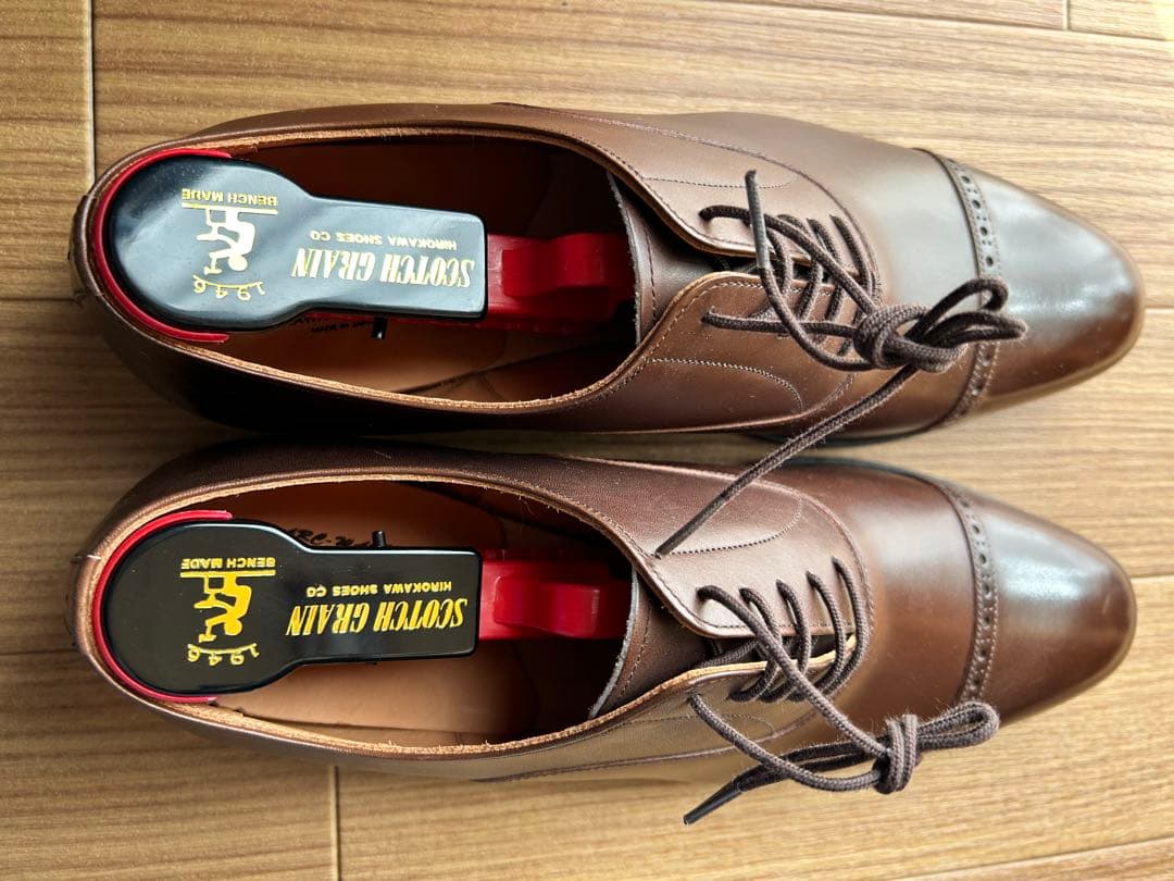 スコッチグレイン ARC-2457 ブラウン ドレスシューズ