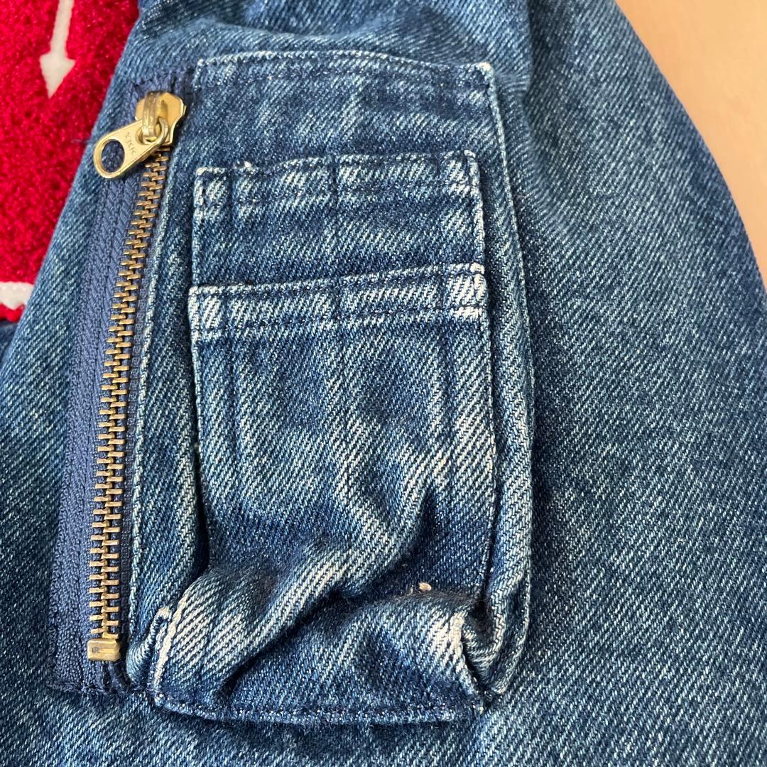 カネコイサオ　ワンダフルワールド　ワッペン付き　ブルゾン