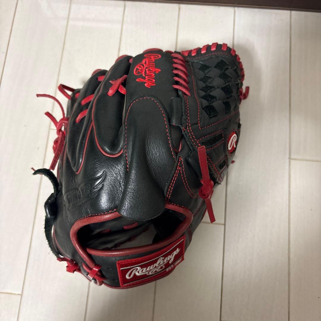 ローリングス　軟式用グローブ、ピッチャー用