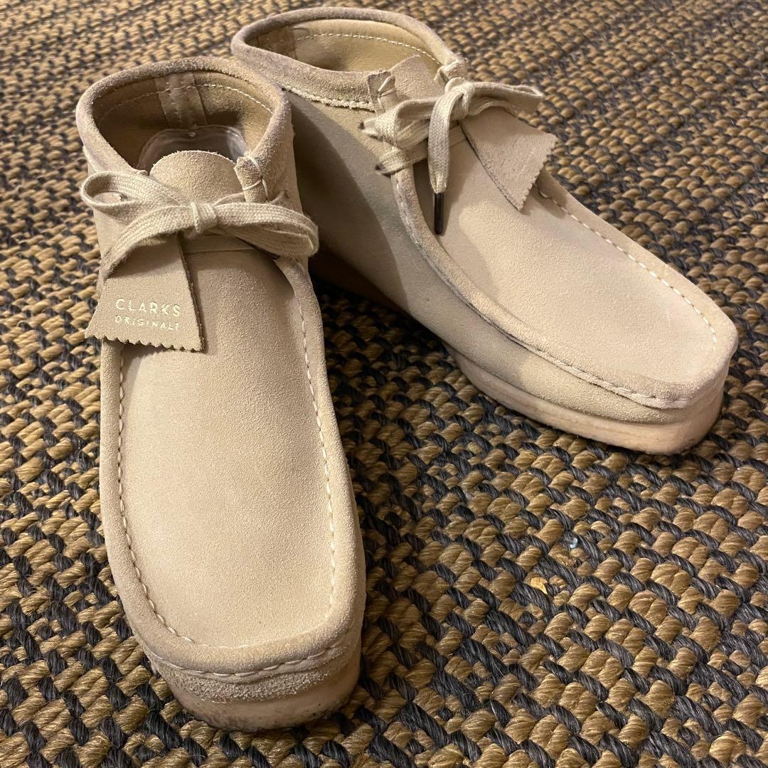 CLARKS クラークス ワラビー UK8 26センチ メープル スウェード