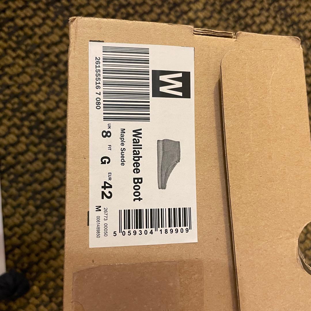 CLARKS クラークス ワラビー UK8 26センチ メープル スウェード