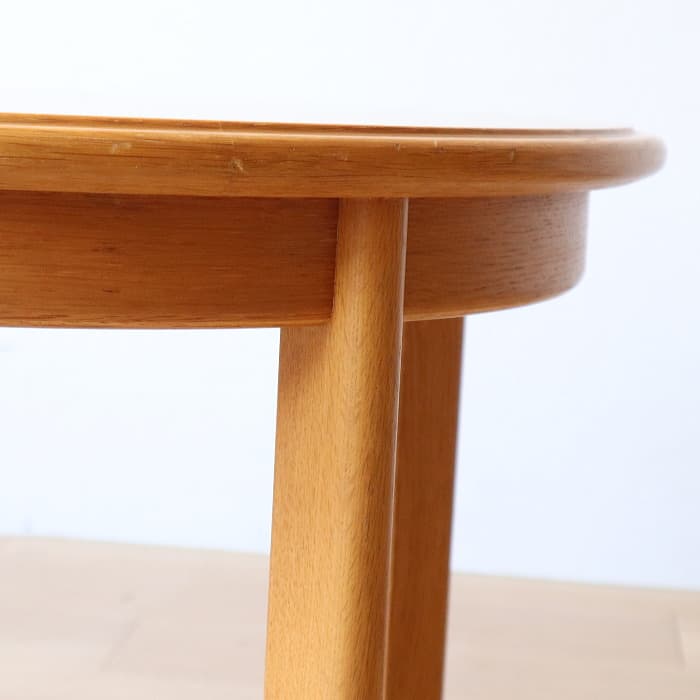 ヴィンテージ 天童木工 ラウンドテーブル 丸 サイドテーブル オーク材