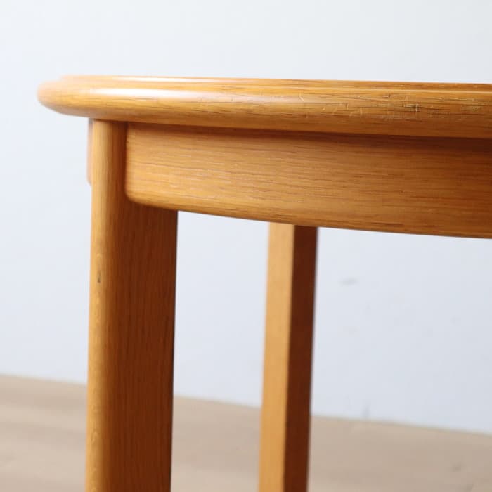 ヴィンテージ 天童木工 ラウンドテーブル 丸 サイドテーブル オーク材