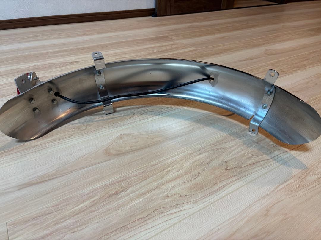 SR400 ステンレス　フェンダー　デイトナ　リヤフェンダー