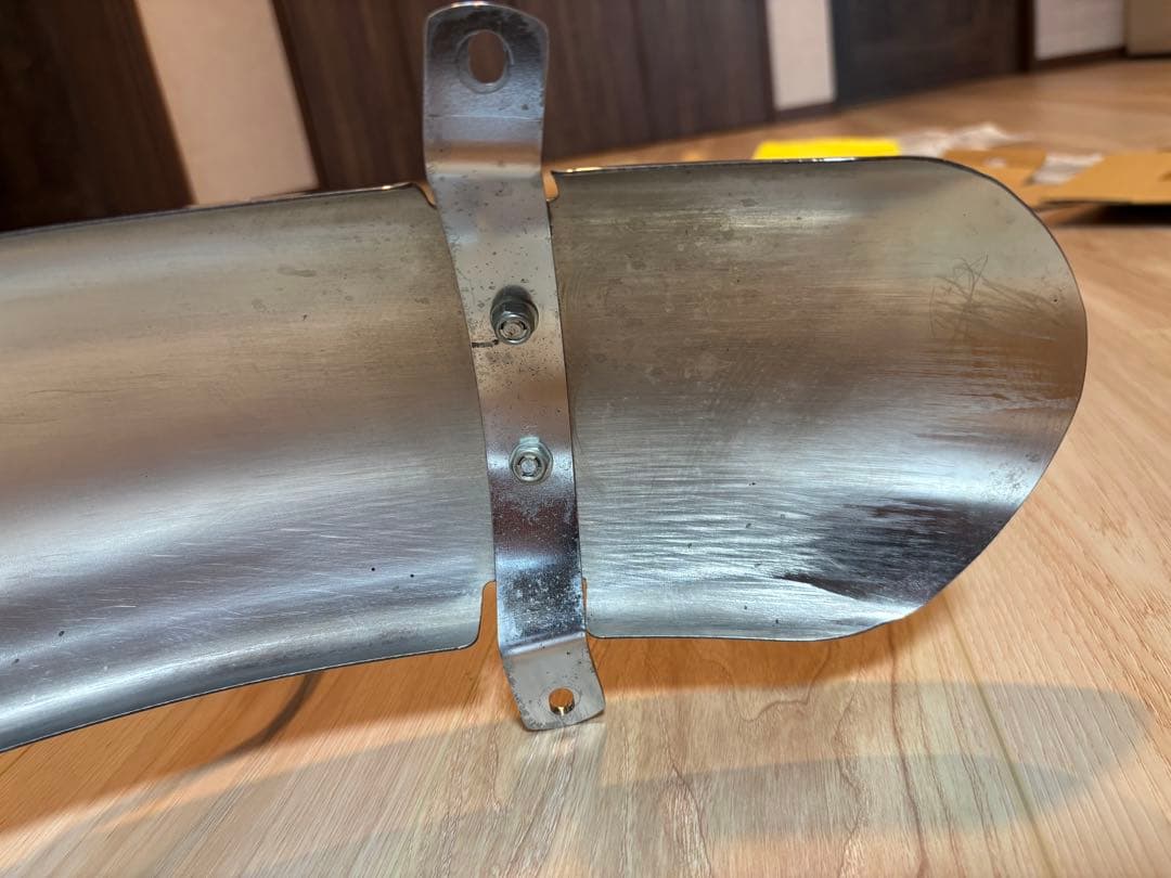 SR400 ステンレス　フェンダー　デイトナ　リヤフェンダー