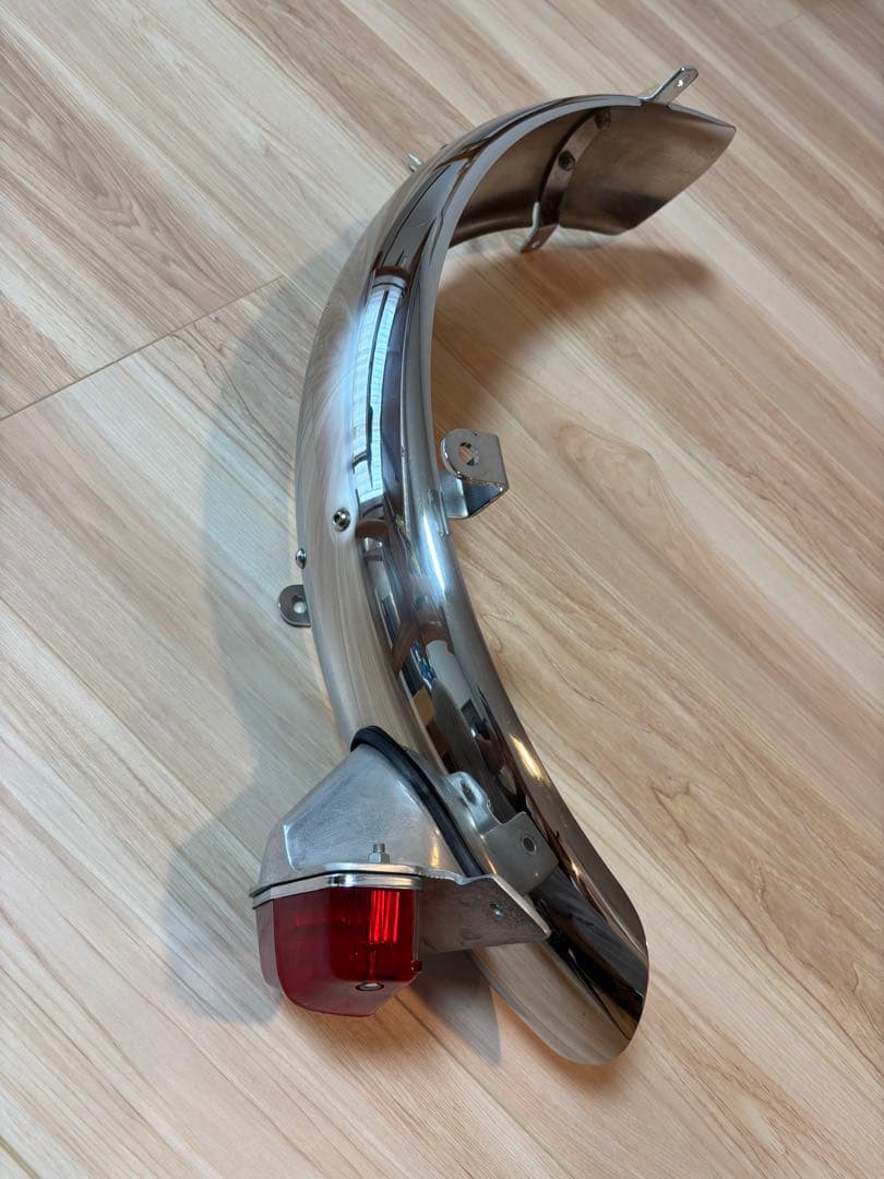 SR400 ステンレス　フェンダー　デイトナ　リヤフェンダー