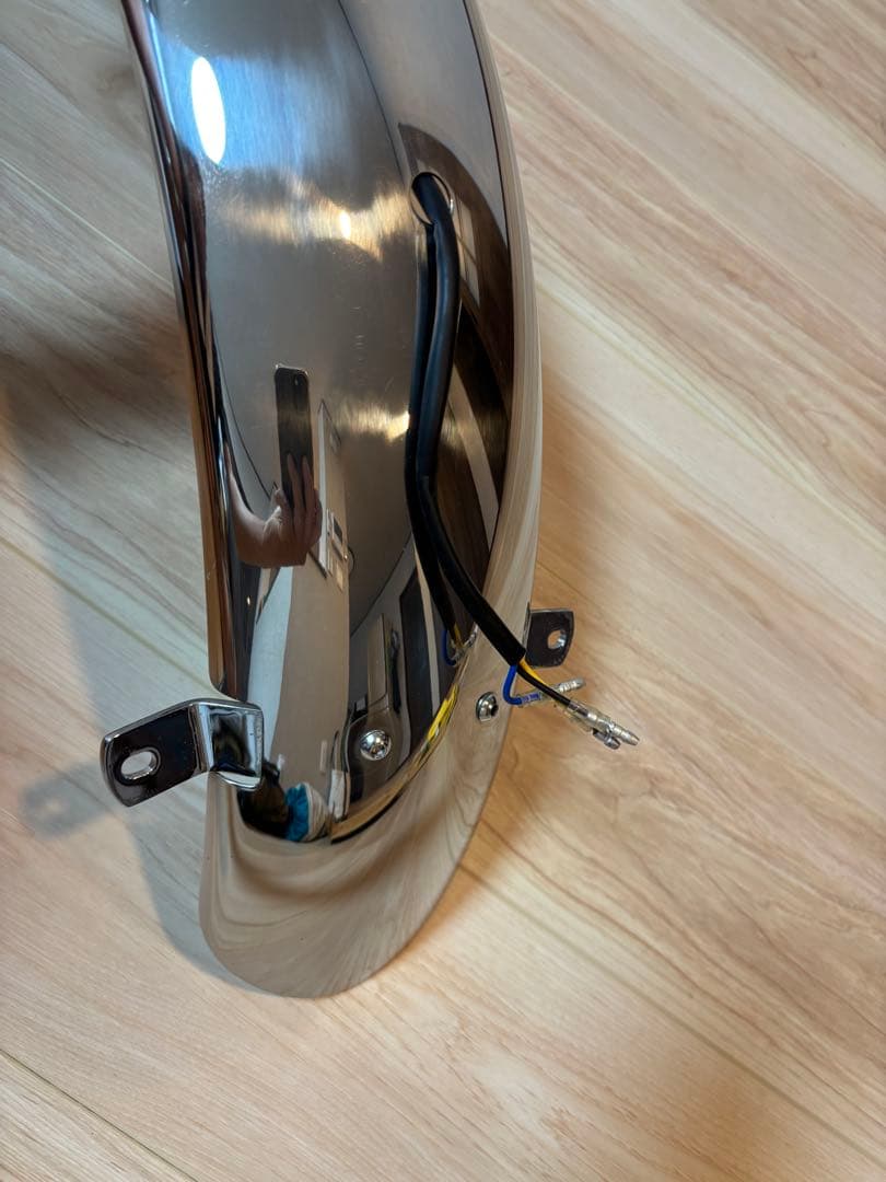 SR400 ステンレス　フェンダー　デイトナ　リヤフェンダー