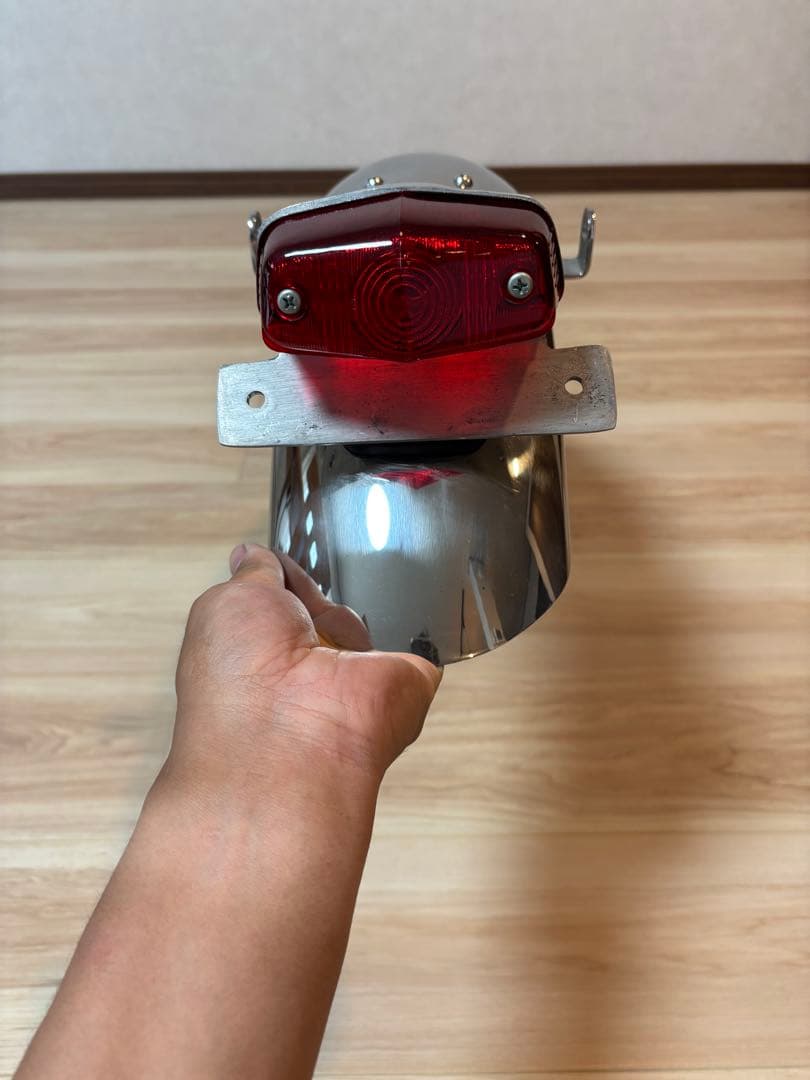 SR400 ステンレス　フェンダー　デイトナ　リヤフェンダー