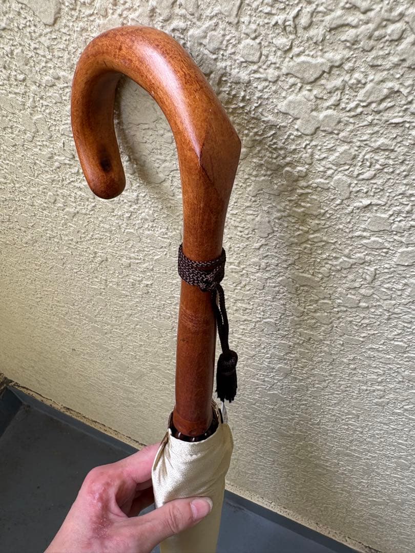 めっちゃお値下げ！モンブランヤマグチの長傘 木製ハンドル