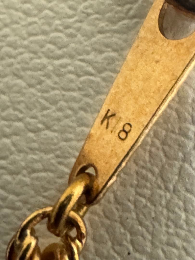 【12g】　k18 ネックレス