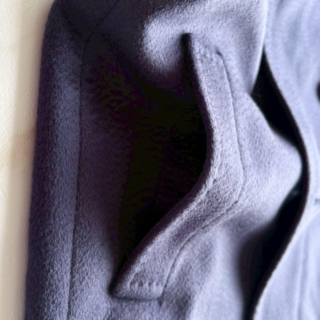 大きいサイズ13+◆美品 レリアン カシミヤ100 ロング チェスター コート