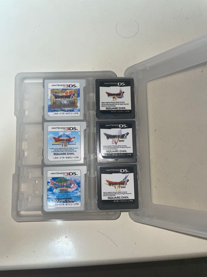 ドラクエ4,5,6,7,8,11 DS,3DSカセット