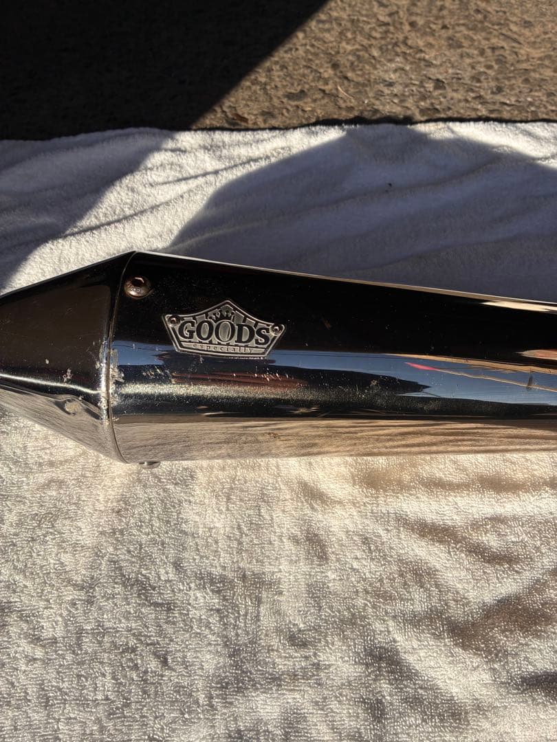 GOODS ステンレスマフラー SR400 RH03J