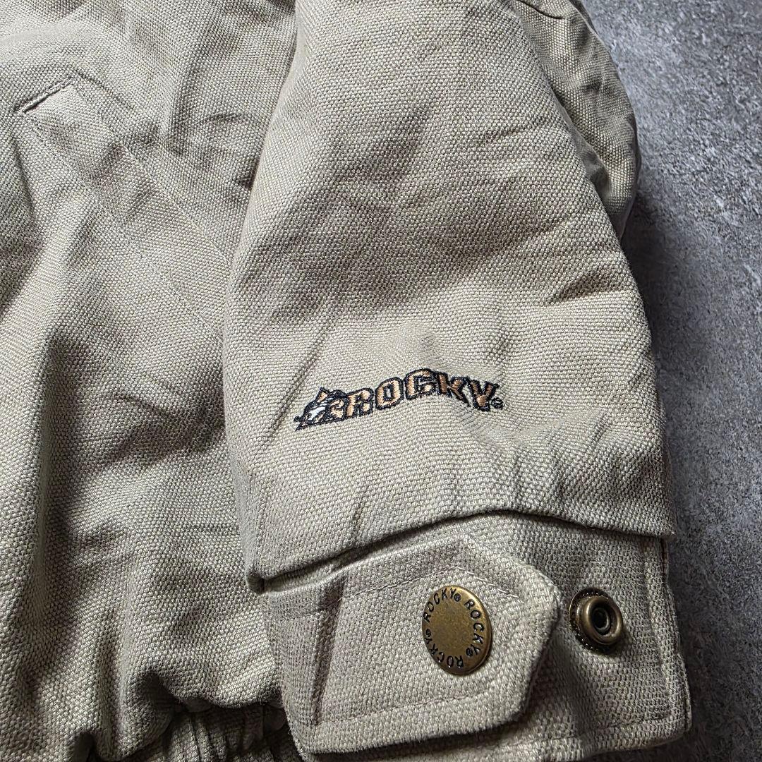 ROCKYロッキーダック地デトロイトジャケット短丈襟コーデュロイカバーオールXL