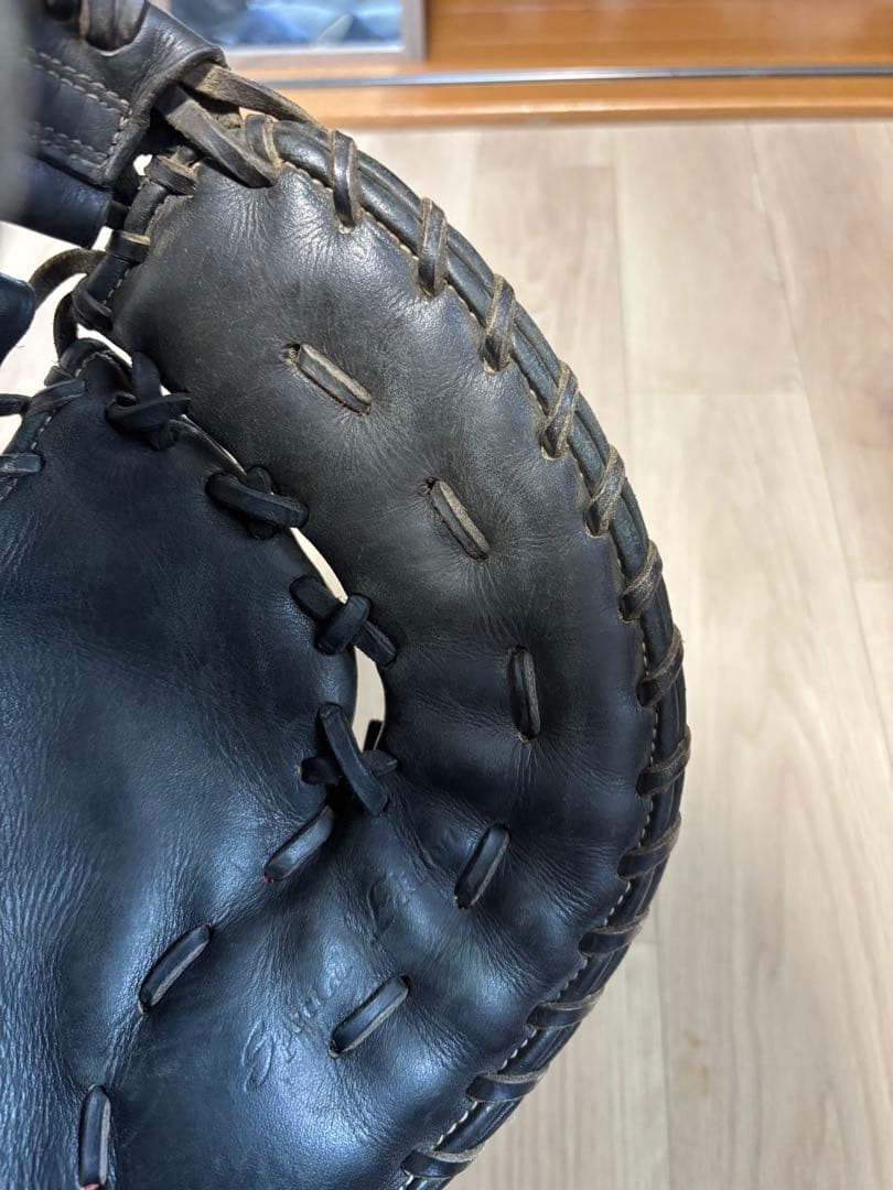 ZETT 硬式グローブ ファーストミット 黒