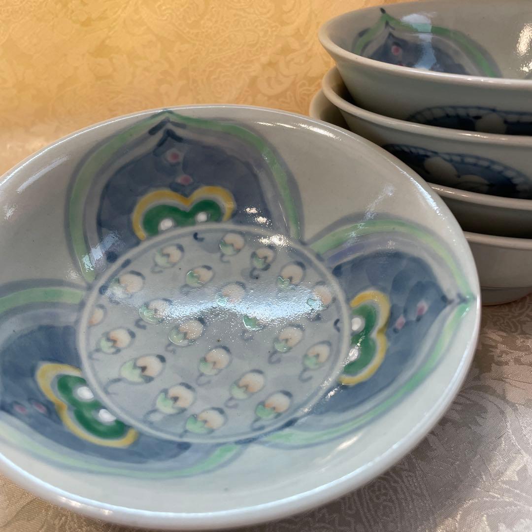 有田焼【佐藤走波】中鉢 五枚組