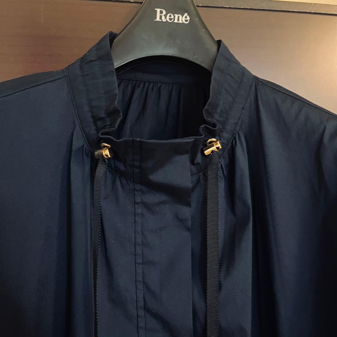 ANAYI タフタギャザーブルゾン