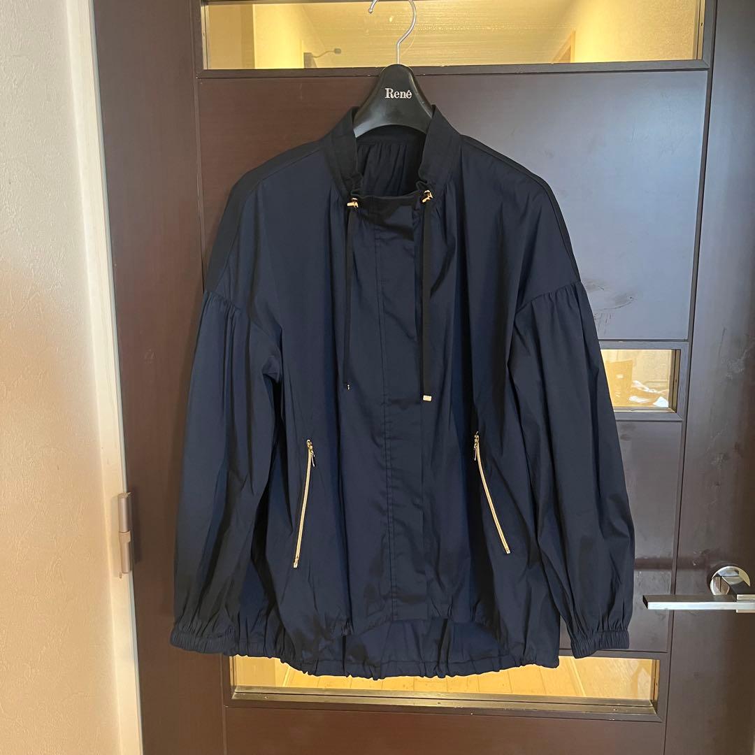 ANAYI タフタギャザーブルゾン