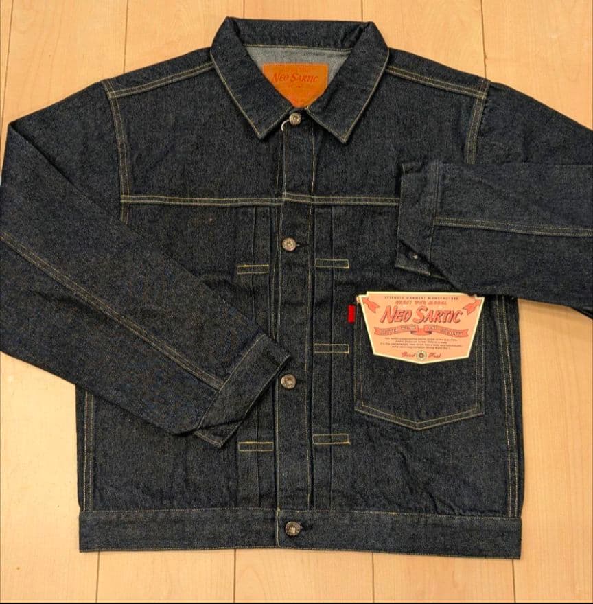 大戦モデル　ジージャン　デニムジャケット　T-back