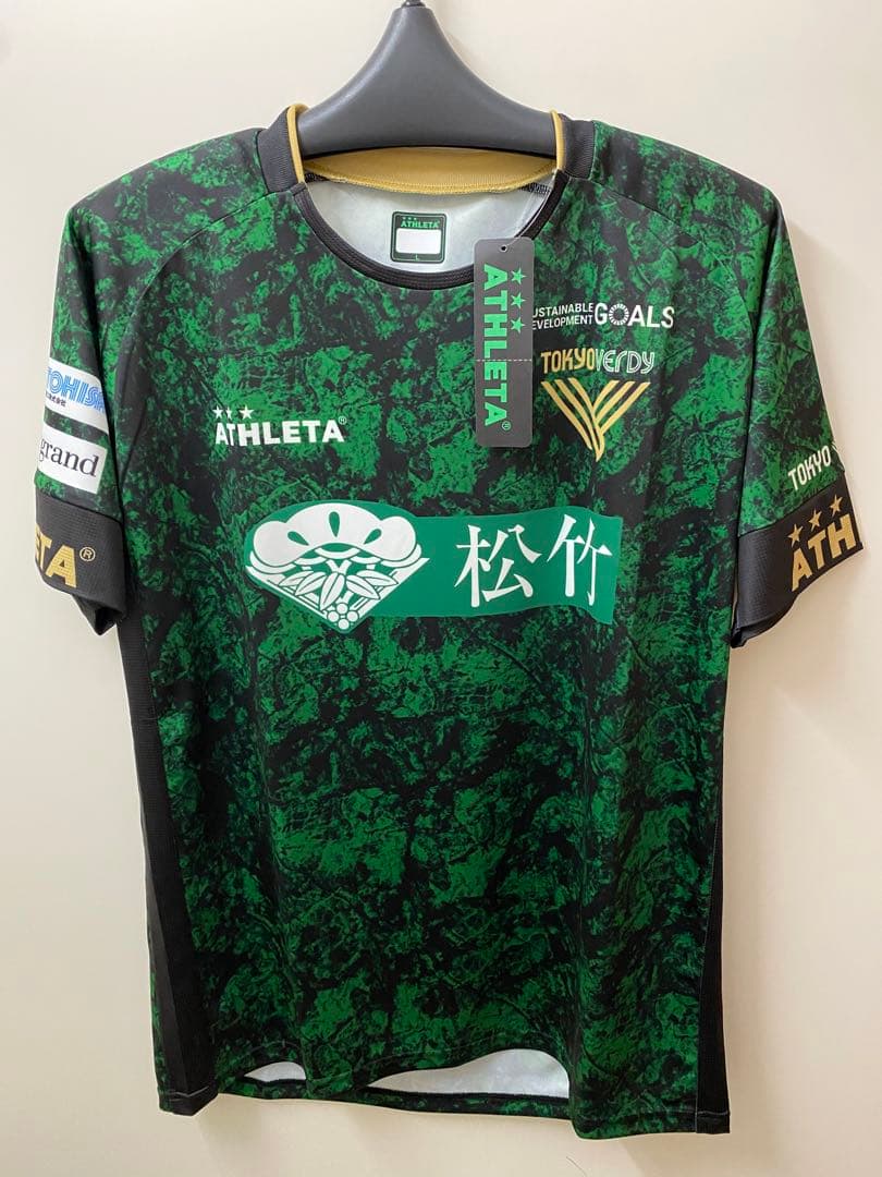 東京ヴェルディ アスレタ選手着用モデルレプリカプラクティスシャツ Lサイズ