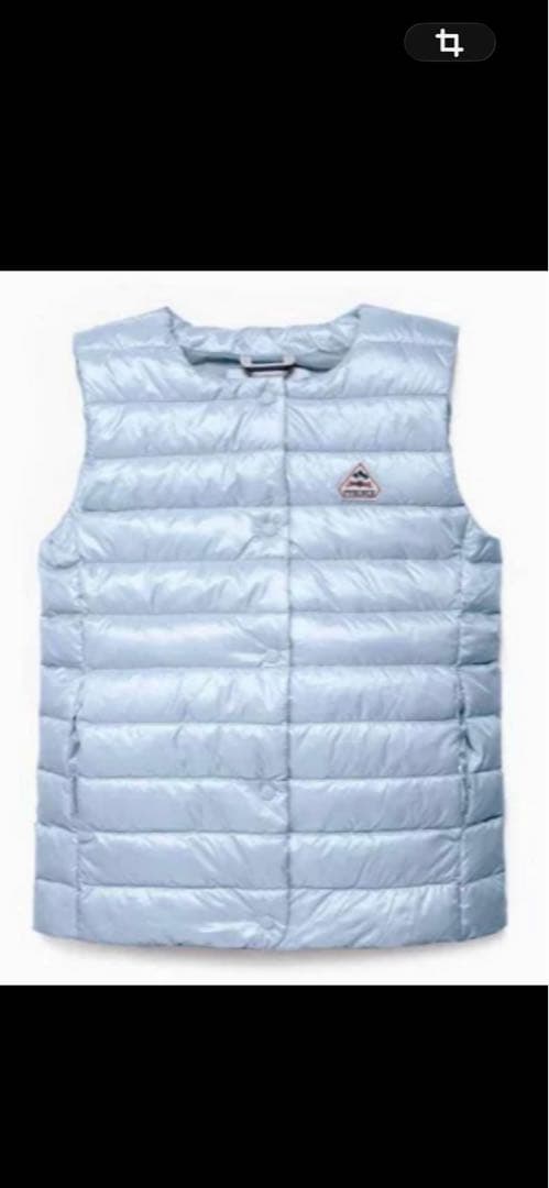 PYRENEX アイスブルー　レディース　　 　ダウンベスト