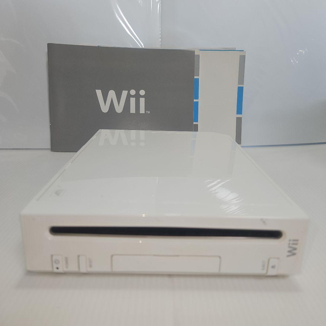 【中古品　動作確認済】Nintendo Wii RVL-001-WD　ホワイト