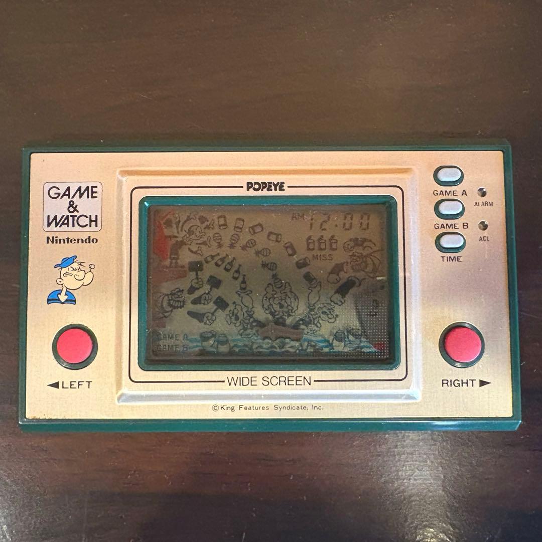 ★整備品★ゲームウォッチ ポパイ NINTENDO GAME WATCH