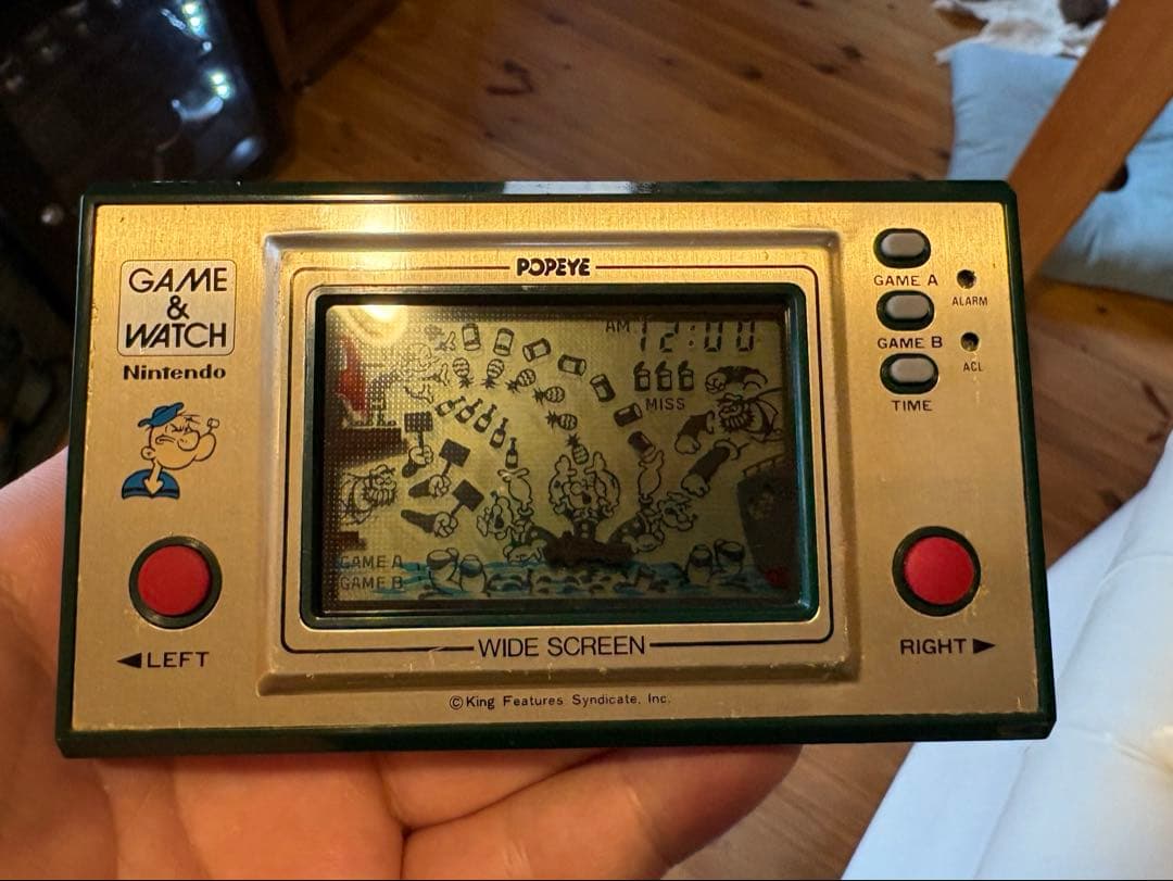 ★整備品★ゲームウォッチ ポパイ NINTENDO GAME WATCH