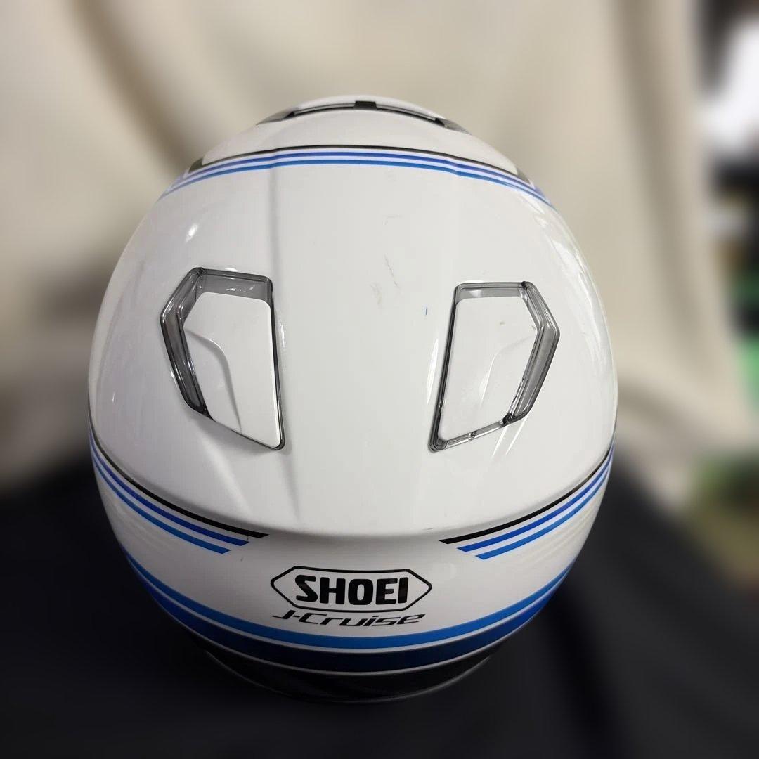 SHOEI J-Cruise ジェットヘルメット ホワイト/ブルー Lサイズ