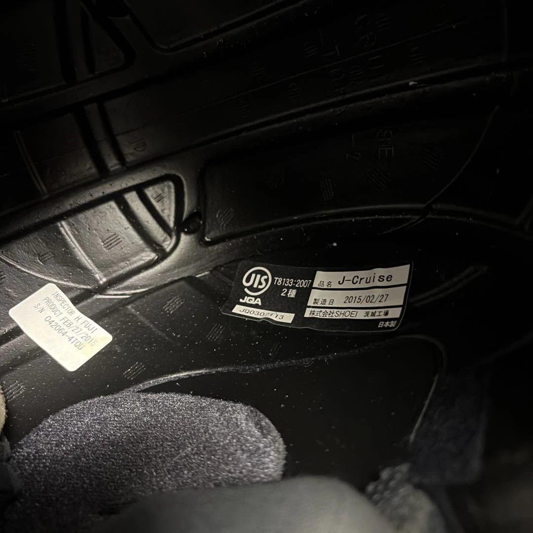 SHOEI J-Cruise ジェットヘルメット ホワイト/ブルー Lサイズ