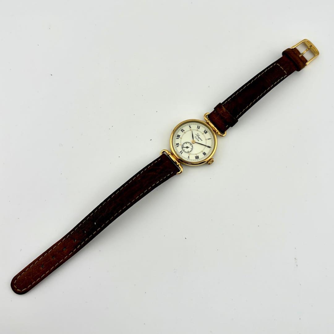 【極希少/新品電池/稼働】ロンジン チャールストン 腕時計 スモセコ ローマン