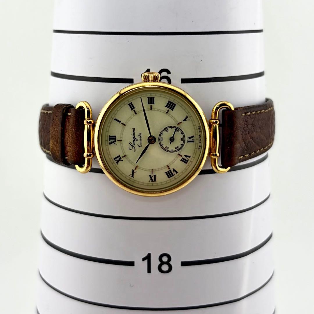 【極希少/新品電池/稼働】ロンジン チャールストン 腕時計 スモセコ ローマン