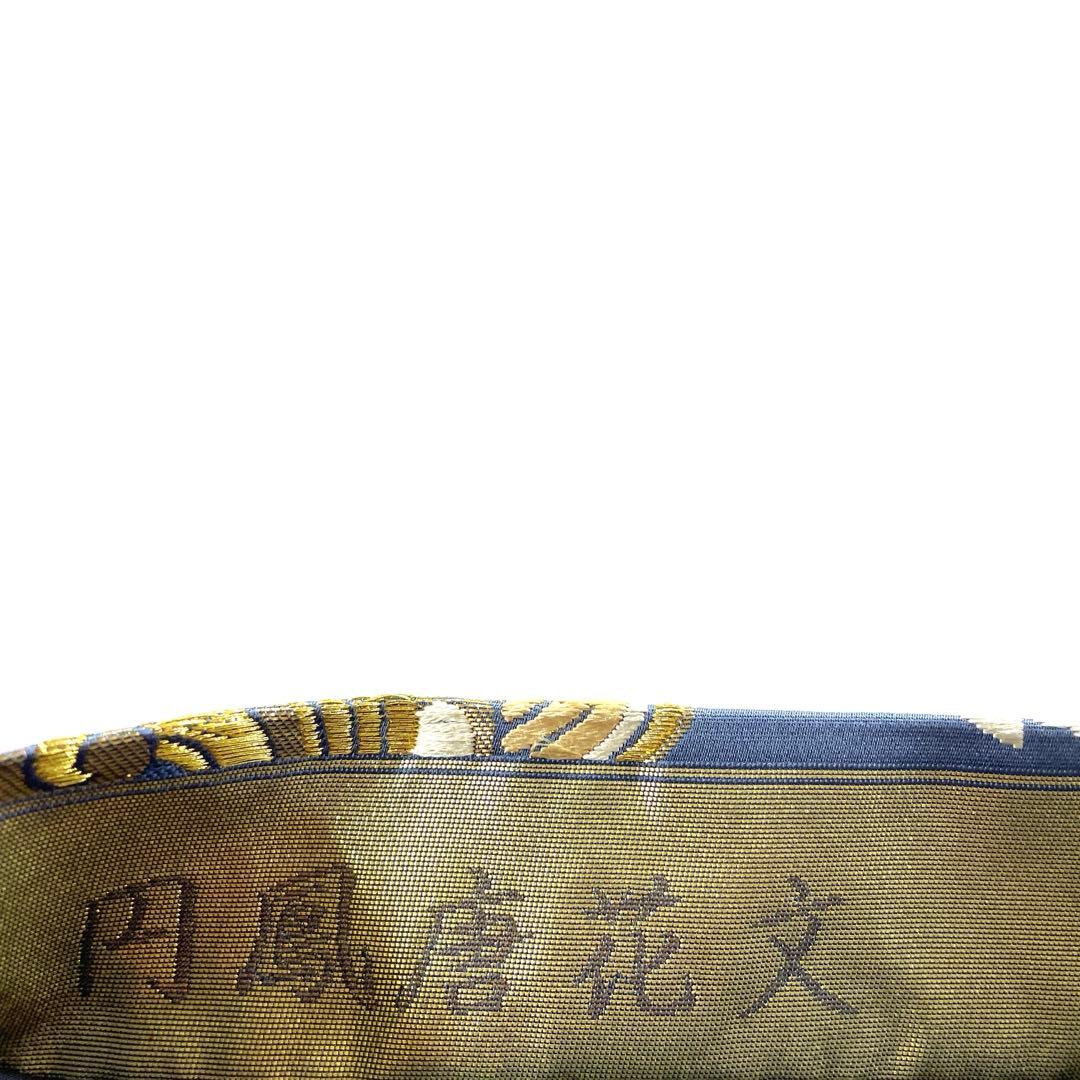 専用帯5031 ●高級 正絹 円鳳唐花文 本金箔 六通 袋帯