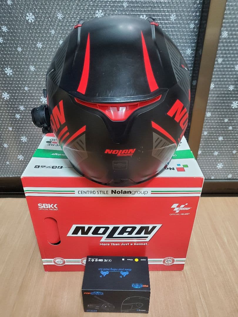 NOLAN N87 フルフェイスヘルメット fx8インカム付き値下げ可能
