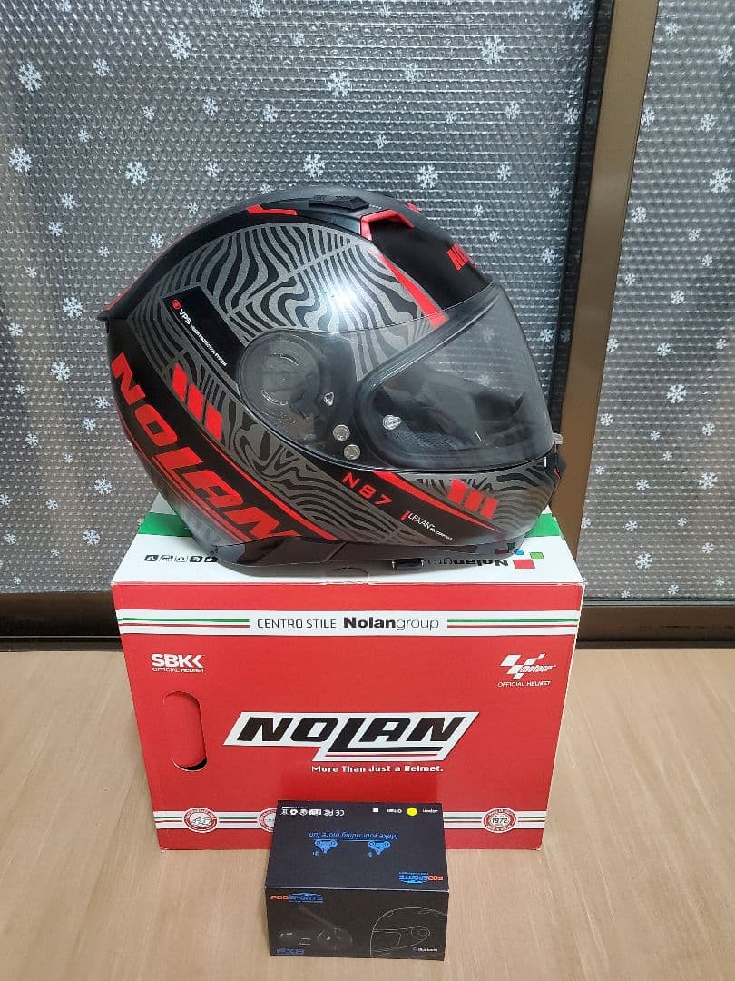 NOLAN N87 フルフェイスヘルメット fx8インカム付き値下げ可能