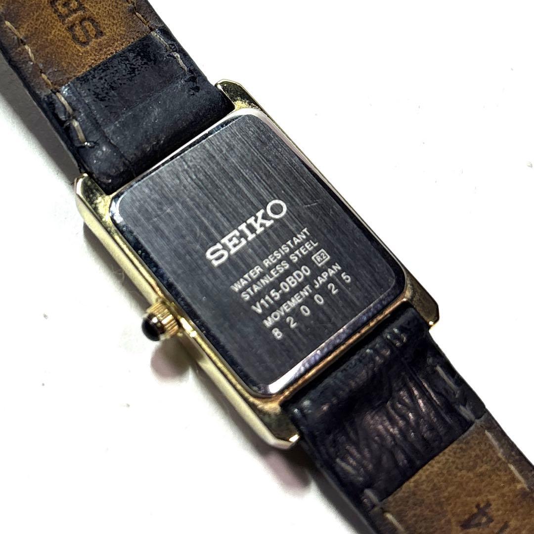SEIKO セイコー ソーラー レディース腕時計 V115-0BD0