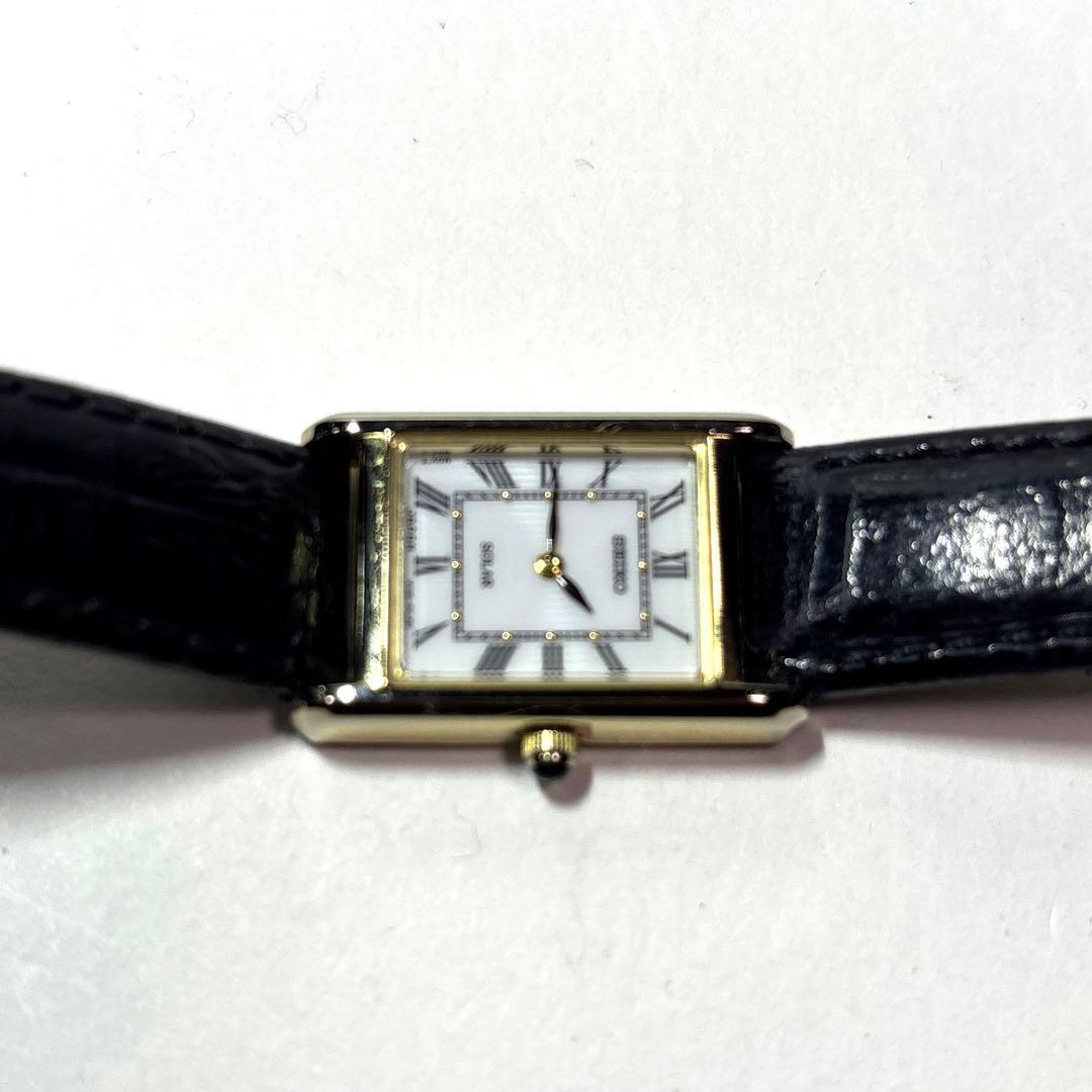 SEIKO セイコー ソーラー レディース腕時計 V115-0BD0