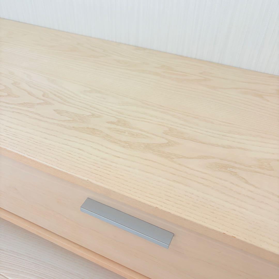 【送料込】アクタス テレビボード幅150cm×奥行45cm×高さ31cmホワイト