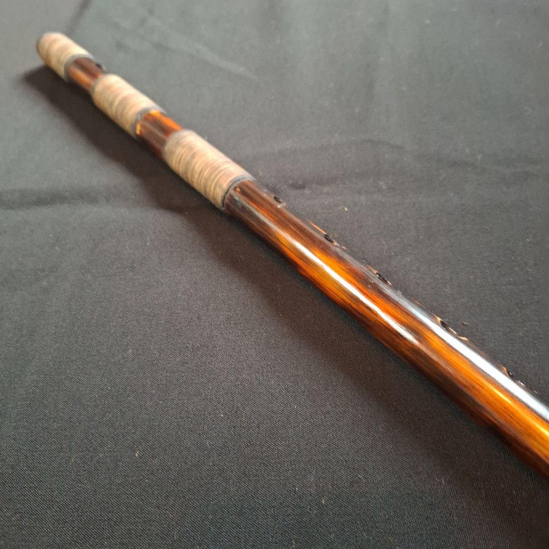 篠笛　古典調　3本調子　7穴　天地胴藤巻き　超鐵仕様②