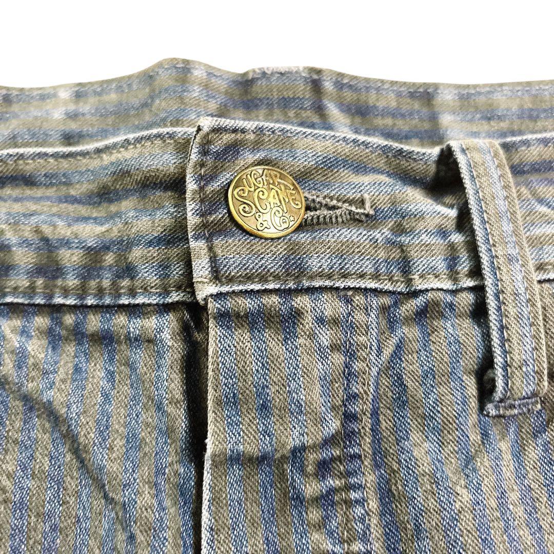 SUGAR CANE ヒッコリーストライプ ワークパンツ Lot.226 W32