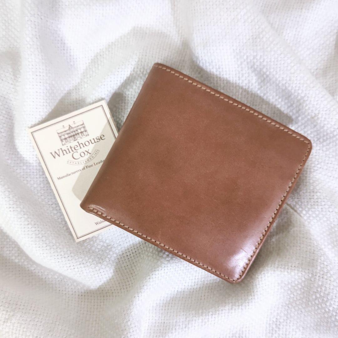 ホワイトハウスコックスS7532ブライドルレザー二つ折り財布ウォレット茶