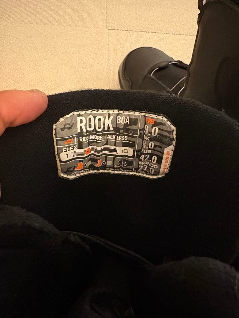 Rook BOA スノーボードブーツ 27.0